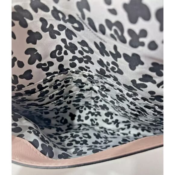 Rebecca Minkoff Envelope Clutch Bag PINK with Gold Zipper Accent 11 x 7 Inches - Picture 10 of 14